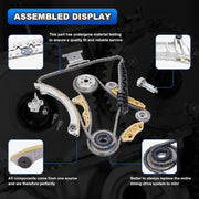 DURAFORCE Timing Chain Kit for 08-13 Chevrolet Malibu 10-15 Equinox L4 2.4L 2.2L 2.0L DOHC