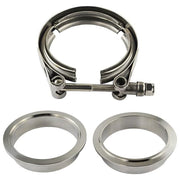 DURAFORCE 4PCS 3.5" Steel V-Band Bolt Clamp Kit Male/Female for Turbo Vband NEW