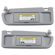 DURAFORCE Car Sun Visor Covers For Honda Civic 2006-2011 Driver&Passenger Light Gray Pair