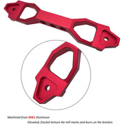 DURAFORCE Red Heavy Duty Battery Hold Down Sets Tie Down Bracket With J Hook
