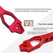 DURAFORCE Red Heavy Duty Battery Hold Down Sets Tie Down Bracket With J Hook