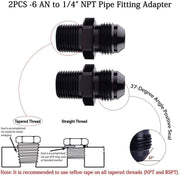 DURAFORCE 25Ft 3/8'' LS SWAP Fuel Injection Line Kit Complete Conversion EFI FI Fitting US