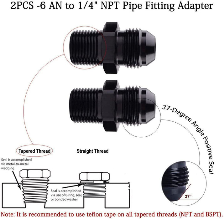 DURAFORCE 25Ft 3/8'' LS SWAP Fuel Injection Line Kit Complete Conversion EFI FI Fitting US