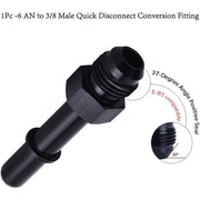 DURAFORCE 25Ft 3/8'' LS SWAP Fuel Injection Line Kit Complete Conversion EFI FI Fitting US