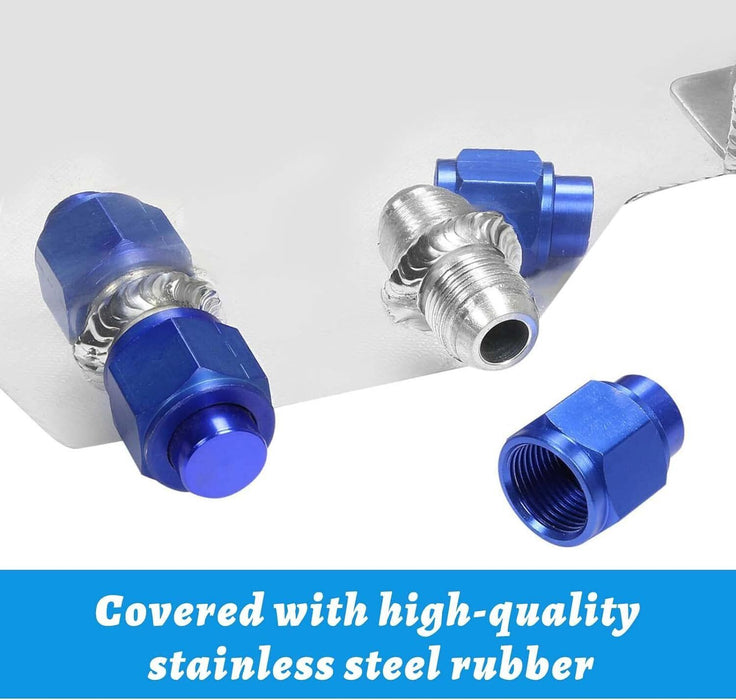 DURAFORCE 20 GALLON ALUMINUM FUEL CELL GAS TANK+CAP+LEVEL SENDER+STEEL FUEL LINE KIT US