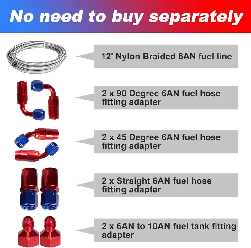 DURAFORCE 20 GALLON ALUMINUM FUEL CELL GAS TANK+CAP+LEVEL SENDER+STEEL FUEL LINE KIT US