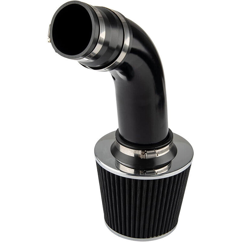 DURAFORCE Black 3" Cold Air Intake Filter Induction Kit Pipe Power Flow Hose System US New