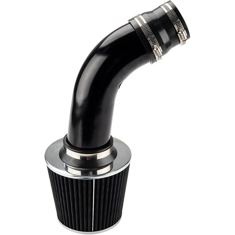 DURAFORCE Black 3" Cold Air Intake Filter Induction Kit Pipe Power Flow Hose System US New