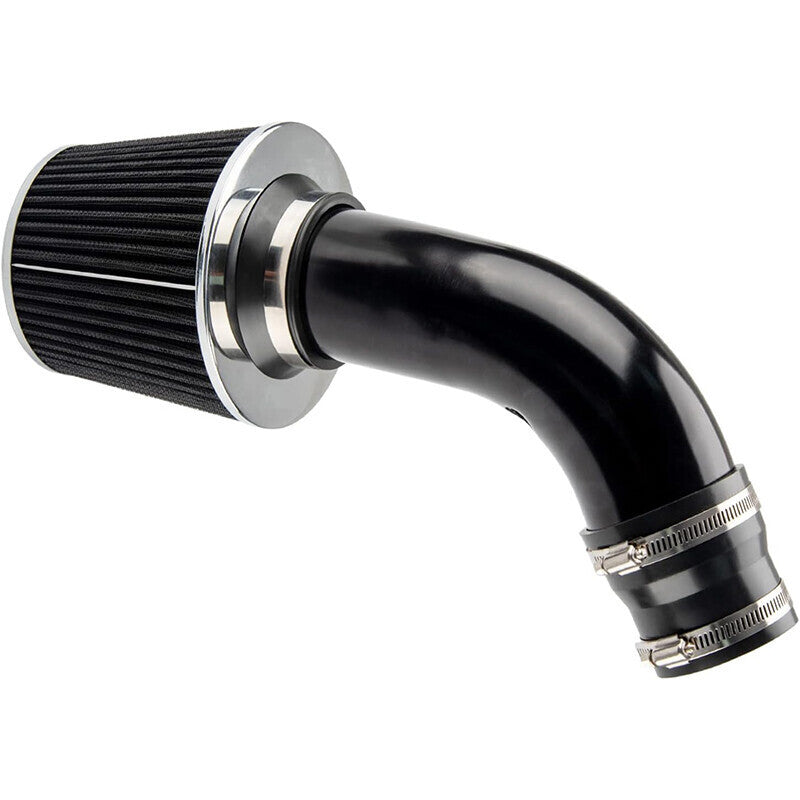 DURAFORCE Black 3" Cold Air Intake Filter Induction Kit Pipe Power Flow Hose System US New