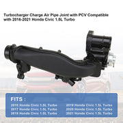 DURAFORCE Turbocharger Charge Air Pipe Joint Assembly For 16-20 Honda Civic 1.5L 172705AAH