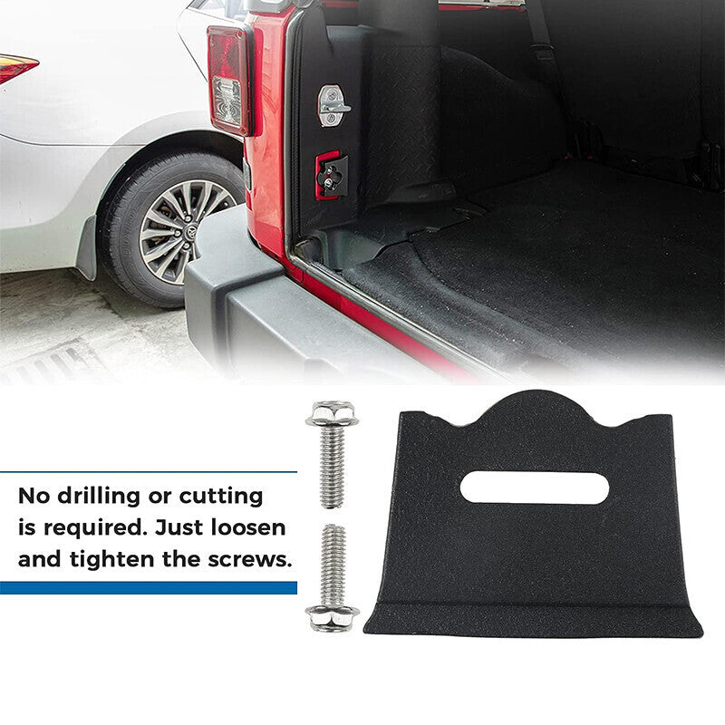 DURAFORCE Tailgate Limiter Latch Stop Bumper for Jeep Wrangler JK 2007-2017 Accessories