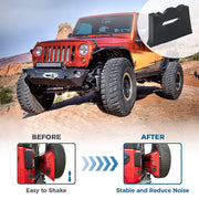 DURAFORCE Tailgate Limiter Latch Stop Bumper for Jeep Wrangler JK 2007-2017 Accessories