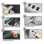 DURAFORCE Front Master Power Window Switch For Mercedes Benz C300 Sedan GLC300 2015-2020