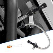DURAFORCE Transmission Dipstick Stainless Braided Hose for Chevy GM TH350 TH-400 700R4 SBC
