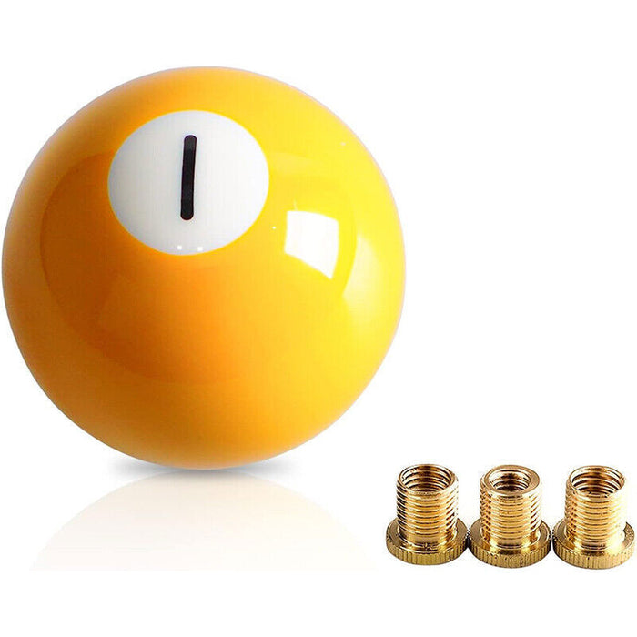 DURAFORCE #1 One Pool Billiard Ball custom Gear Shifter Shift Knob car lever Black Truck