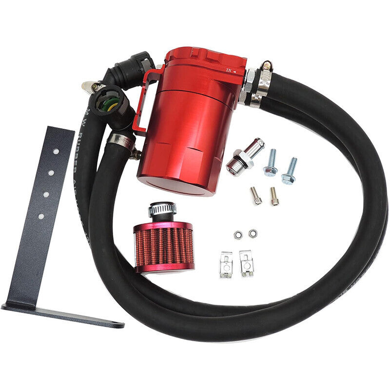 DURAFORCE Oil Catch Aluminum Can Kit Baffled with Air Filter For 2011-2021 Ford F150