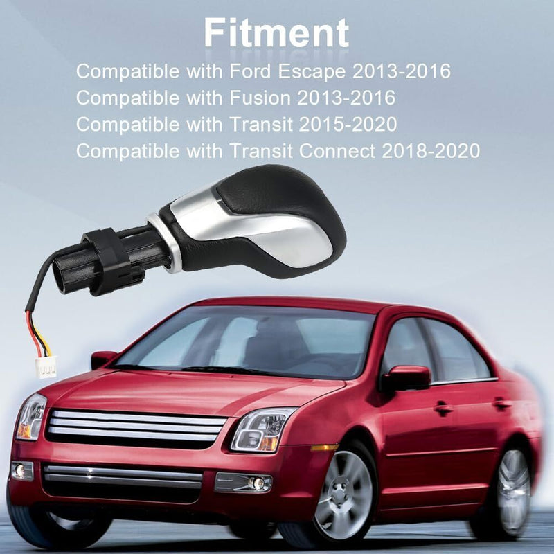 DURAFORCE Auto Transmission Gear Shift Knob Shifter Lever for 2013-2016 Ford Escape Fusion
