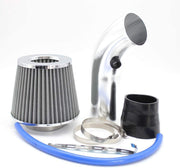 DURAFORCE Car Cold Air Intake Filter Induction Kit 3" Pipe Aluminum Power Flow Hose System