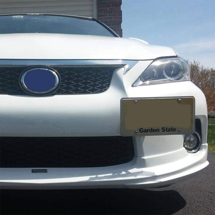 DURAFORCE Universal Front Bumper Tow Hook License Plate Mount Bracket Holder for Most Car