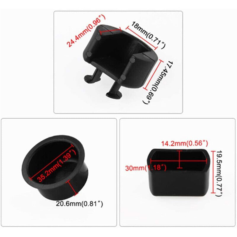 DURAFORCE Tailgate Hinge Pivot Bushing Insert Kit for Dodge Ram Ford f150 f250 f350 Trucks