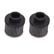 DURAFORCE AN10 Inlet Oil Catch Can Reservoir Tank Dual Breather Filter Baffled Tank Kit