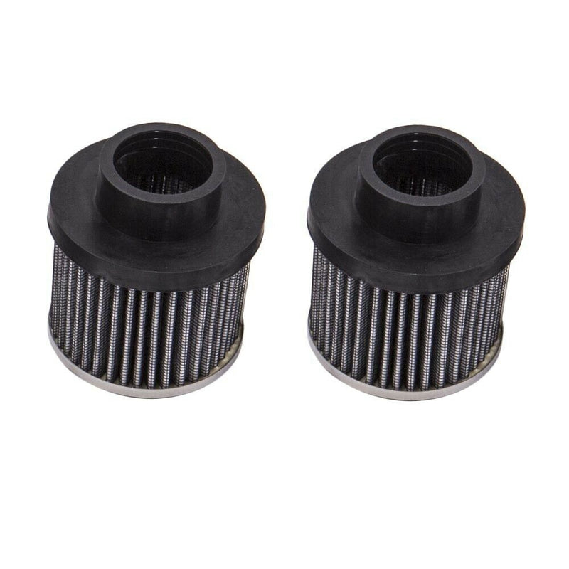 DURAFORCE AN10 Inlet Oil Catch Can Reservoir Tank Dual Breather Filter Baffled Tank Kit