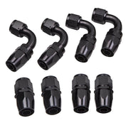 DURAFORCE AN10 Inlet Oil Catch Can Reservoir Tank Dual Breather Filter Baffled Tank Kit