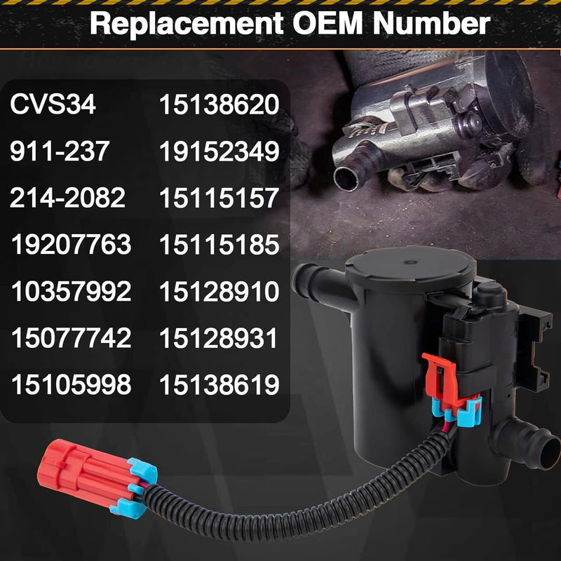 DURAFORCE For Chevrolet Silverado GMC 1500 2500 EVAP Vapor Canister Vent Solenoid Valve US