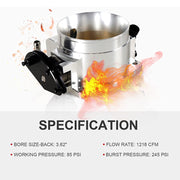 DURAFORCE New 92mm Throttle Body & TPS IAC Throttle Cable Bracket for LSX LS LS1 LS2 LS7