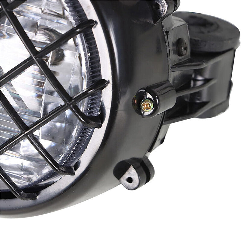DURAFORCE 2x LED Headlights for Yamaha Banshee 1987-2006 lens bulbs Grills Warrior 350