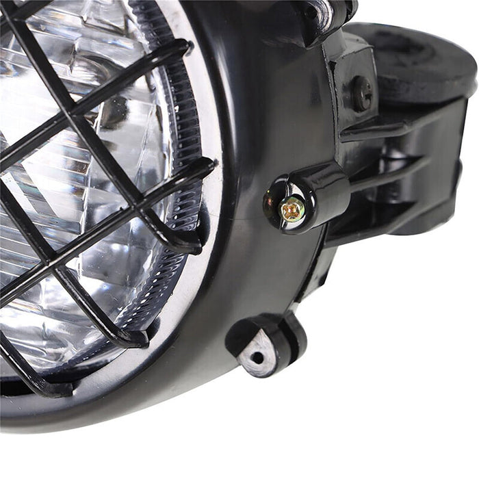 DURAFORCE 2x LED Headlights for Yamaha Banshee 1987-2006 lens bulbs Grills Warrior 350