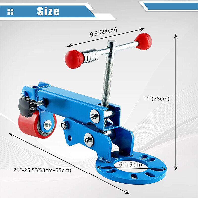 DURAFORCE Blue Fender Roller Tool Reforming Extending Auto Body Wheel Arch Roller