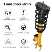 DURAFORCE 2x Front Shock Struts w/Electric For Jeep Grand Cherokee Overland SRT8 2012-2015