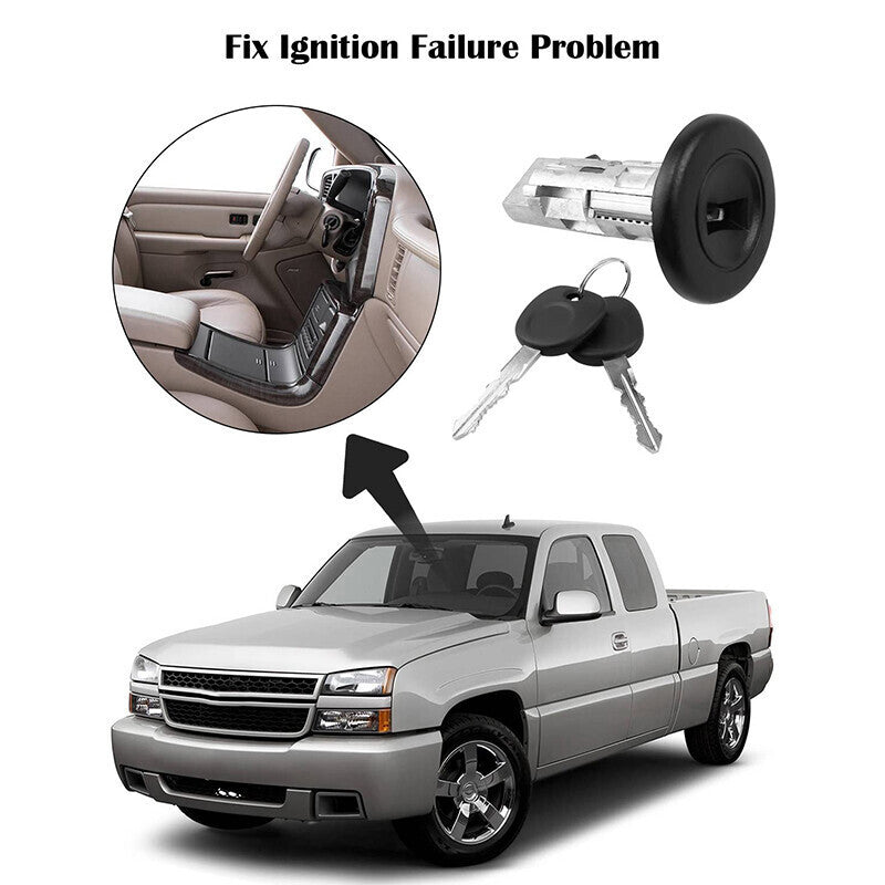 DURAFORCE Ignition Lock Cylinder Switch for Chevy Silverado GMC Sierra 2001-2007 15298923