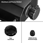DURAFORCE Universal Aluminum Oil Catch Can Kit Reservoir Tank + 1L Coolant Radiator Tank