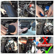 DURAFORCE Universal Aluminum Oil Catch Can Kit Reservoir Tank + 1L Coolant Radiator Tank