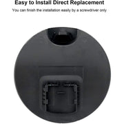 DURAFORCE Gas Tank Door Cover Cap for Ford F150 2004-2008 4L3Z-99405A26-EAA Black