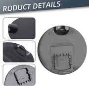 DURAFORCE Gas Tank Door Cover Cap for Ford F150 2004-2008 4L3Z-99405A26-EAA Black