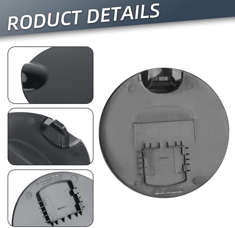 DURAFORCE Gas Tank Door Cover Cap for Ford F150 2004-2008 4L3Z-99405A26-EAA Black