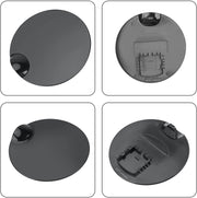 DURAFORCE Gas Tank Door Cover Cap for Ford F150 2004-2008 4L3Z-99405A26-EAA Black
