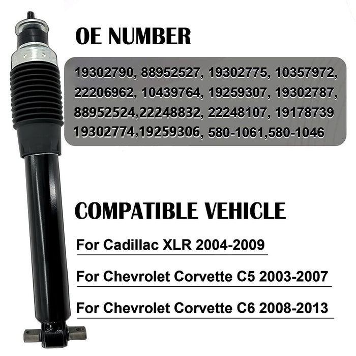 DURAFORCE 4× Front & Rear Shock Absorbers w/Magnetic For Corvette C5 C6 03-13 Cadillac XLR