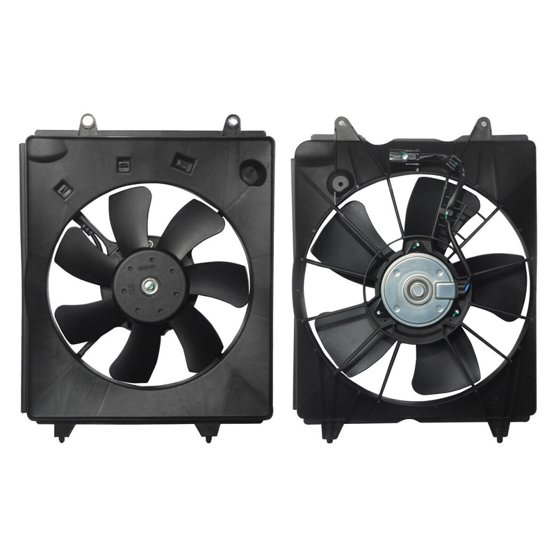 DURAFORCE Radiator Cooling Fans & AC Condenser Fan For 2012-2016 Honda CR-V 2.4L LH&RH