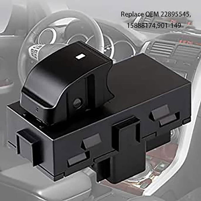DURAFORCE Window Control Switch 20945129 22895545 Driver+Passenge Side for 07-13 Chevy GMC