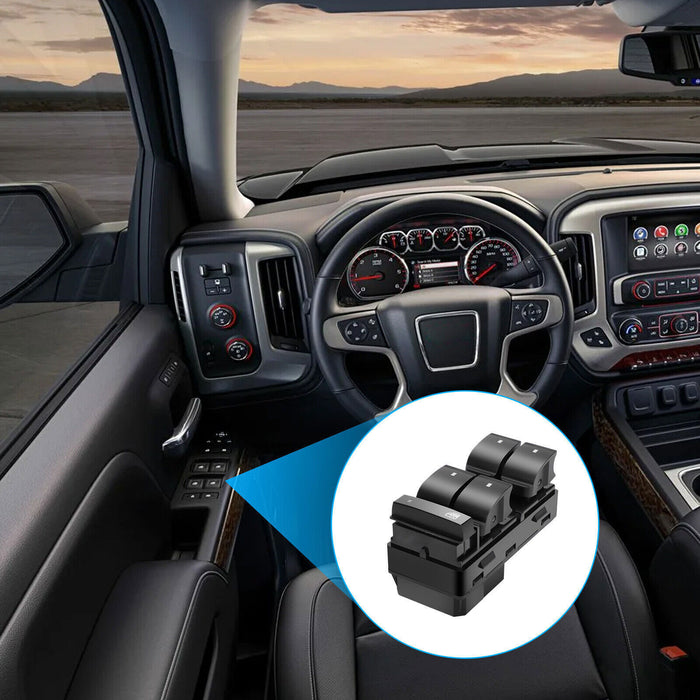 DURAFORCE Window Control Switch 20945129 22895545 Driver+Passenge Side for 07-13 Chevy GMC