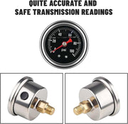 DURAFORCE Fuel Pressure Regulator Kit 0-100psi Gauge AN6-6AN Fuel Line Fitting Universal