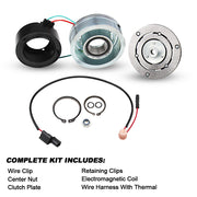 DURAFORCE For HONDA CIVIC 2006 - 2011 AC Compressor Clutch Assembly Repair Kit COIL PULLEY