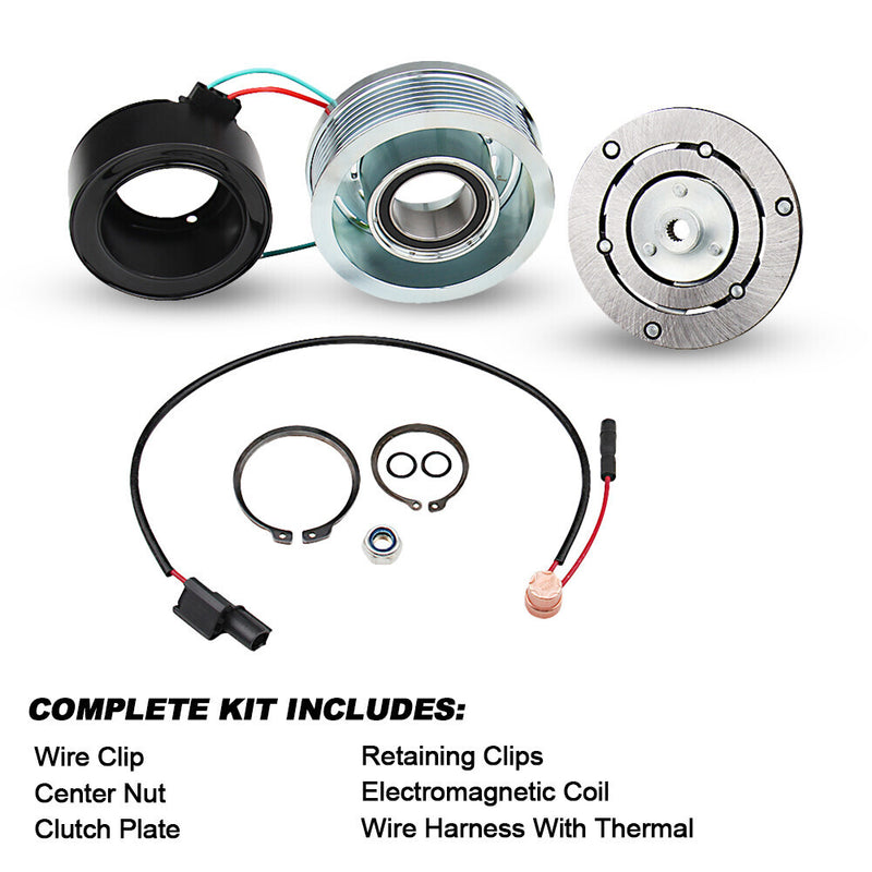 DURAFORCE For HONDA CIVIC 2006 - 2011 AC Compressor Clutch Assembly Repair Kit COIL PULLEY