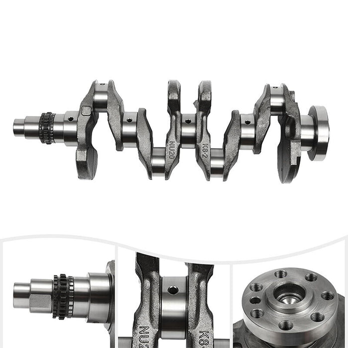 DURAFORCE 2.0L Engine Crankshaft 23110-2E501 For Hyundai Elantra Kona 2017-2020 Silver