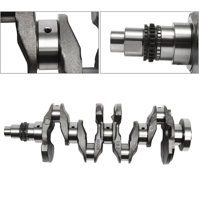 DURAFORCE 2.0L Engine Crankshaft 23110-2E501 For Hyundai Elantra Kona 2017-2020 Silver