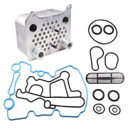 DURAFORCE New Oil Cooler Kit For 2003-07 Ford Powerstroke Diesel 6.0L F250 F350 F450 F550